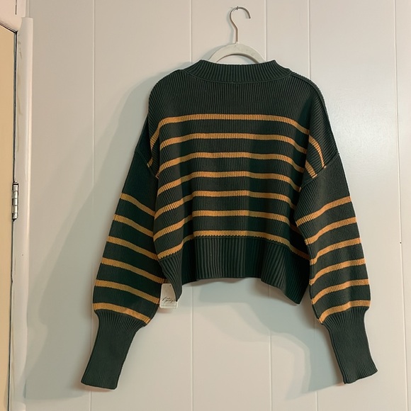 Free People Easy Street Stripe Crop Pullover - Picture 11 of 14